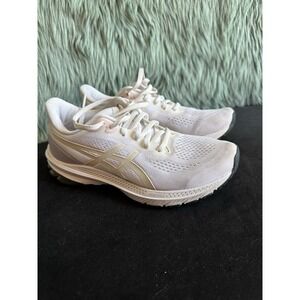 Asics GT 1000 12 White Womens Running Shoes Sneakers Sz 6 Flyte Foam Performance